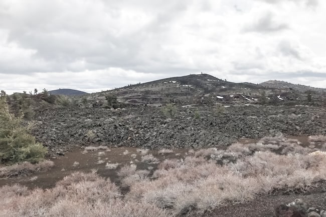 North Crater Flow Trail is a great place to explore when spending time at Craters of the Moon camping.