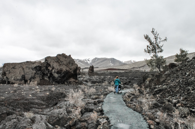 Hiking in Craters of the Moon Idaho