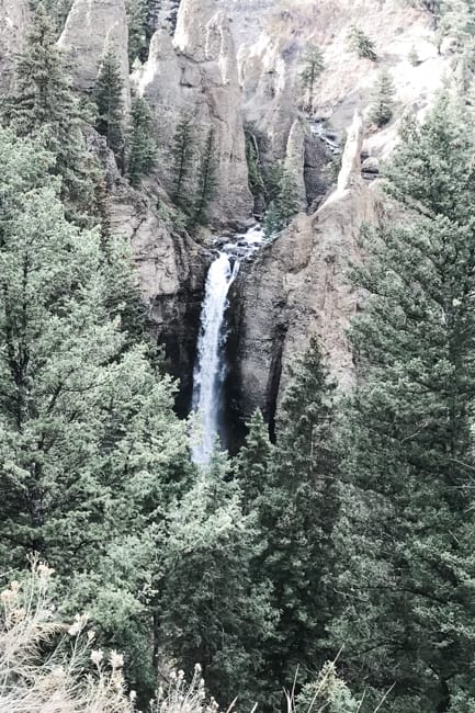 Finding the waterfalls in Yellowstone is a great activity