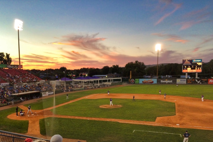 Going to a Boise Hawks Game is a fun thing to do in the summer