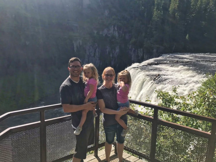 Upper Mesa Falls is a beautiful stop along the Mesa Falls Scenic Byway