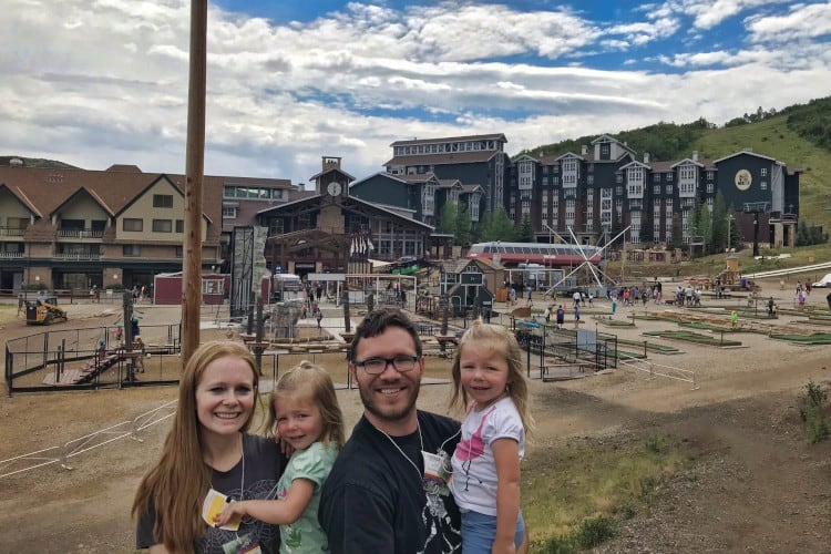 Family enjoying all of the fun things to do in Park City Utah