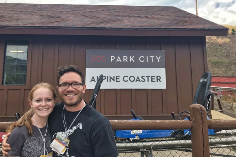 Riding the alpine coaster in Park City is one of the fun things to do in the area