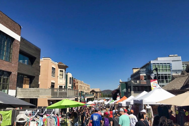 The Park Silly Sunday Market is one of the fun things to do in Park City Utah in the summer