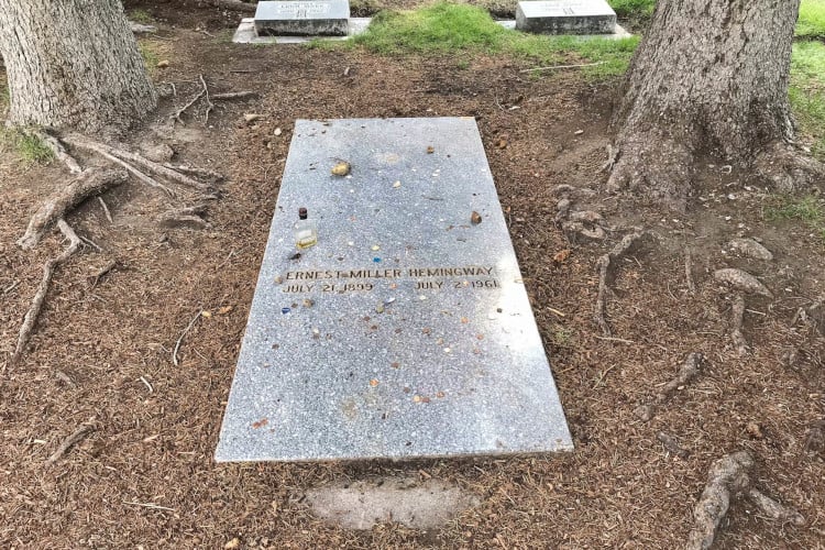 Ernest Hemingway Grave near Sun Valley Idaho