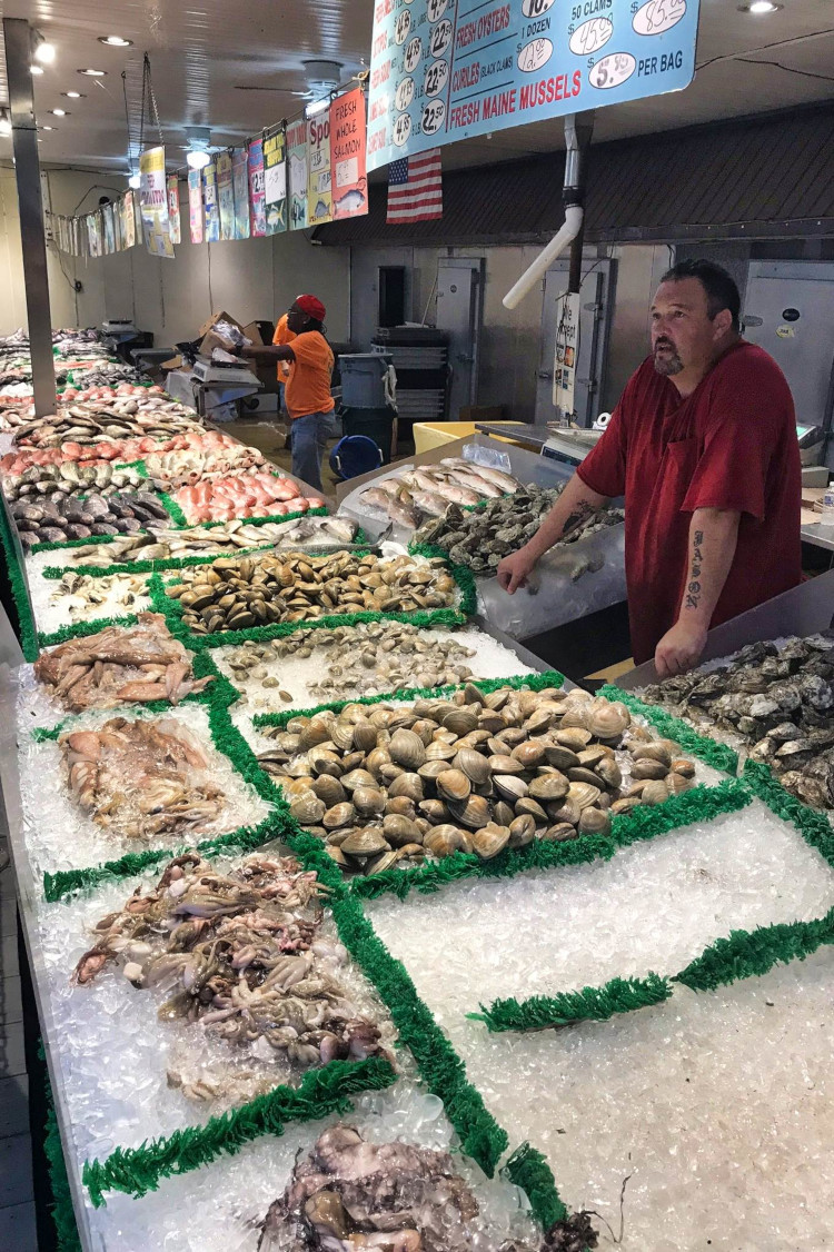 The Fish Market is one of the fun things to do in DC off of the National Mall