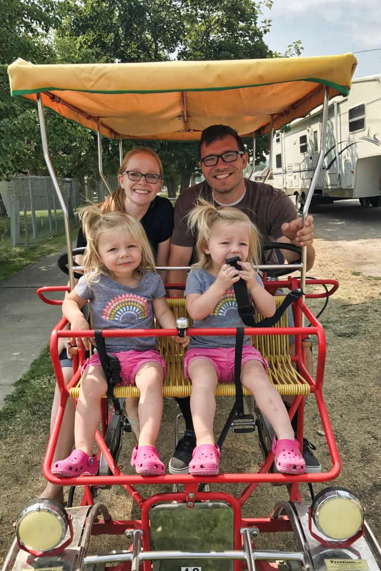 Riding bikes is one of the fun things to do in Bear Lake