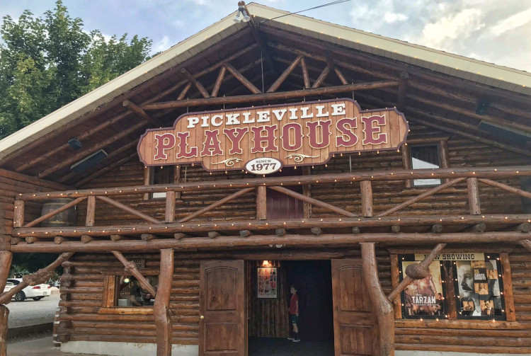 The Pickleville Playhouse is one of the fun things to do in Bear Lake