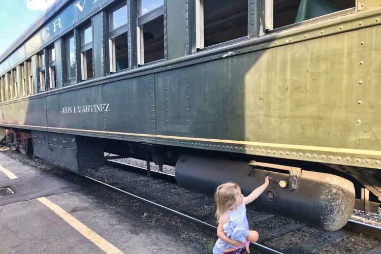 The Heber Valley Railroad, a great stop in Salt Lake with toddlers