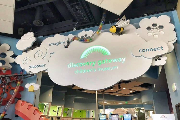 Discovery Gateway Children's Museum, a great stop in Salt Lake with toddlers
