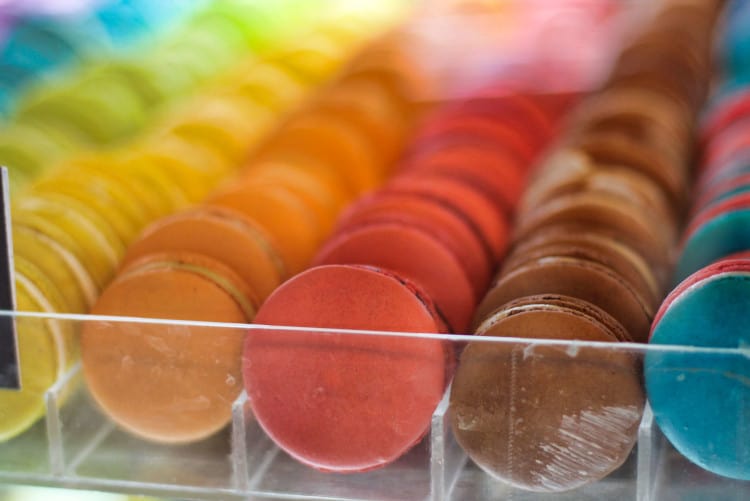 Macaroons from Filling & Emulsions, a great stop in Salt Lake with toddlers