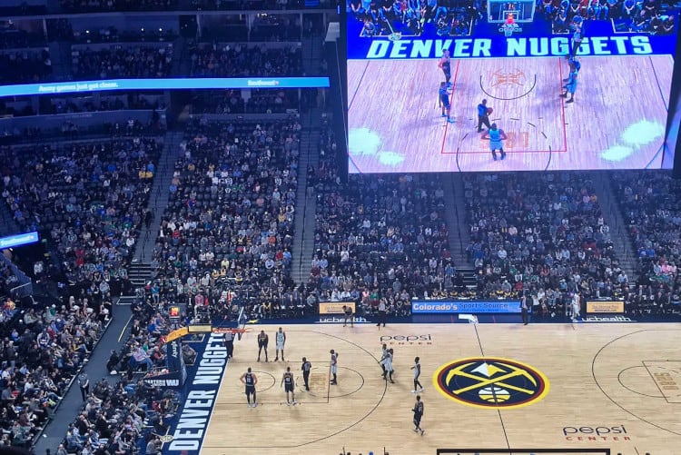 Attending a sporting event is a fun things to do in Denver with kids