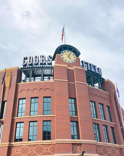 Coors Field is a great place to visit in Denver in the summer.