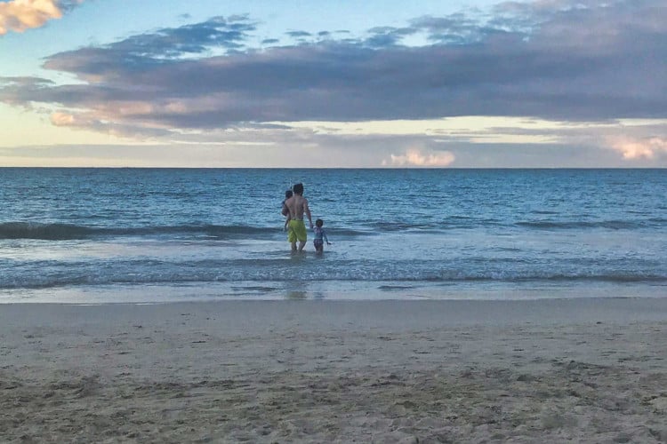 Playing in the ocean is one of the best things to do in Puerto Rico