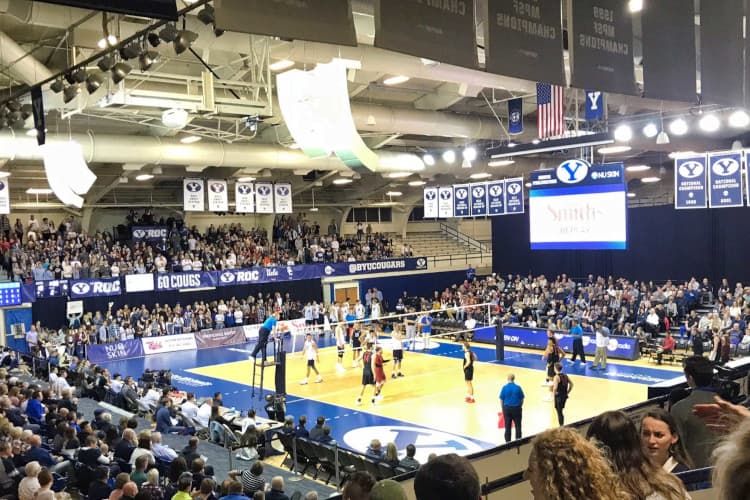 Attending a BYU athletic event is one of the fun things to do in Provo