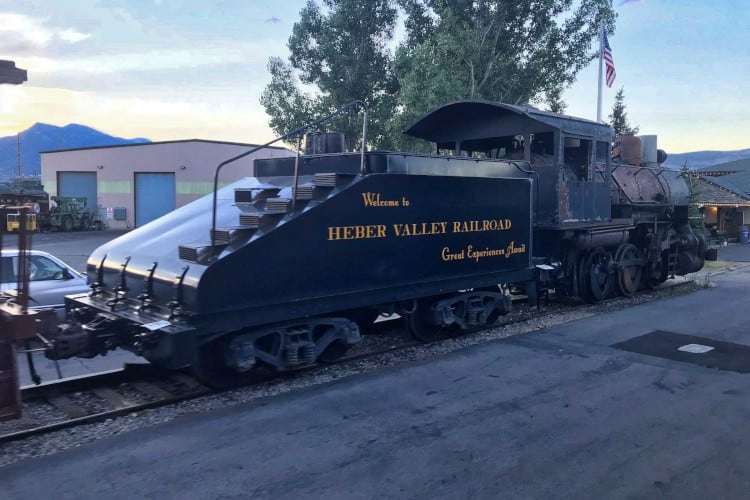 Hever Valley Railroad Car in Heber, Utah