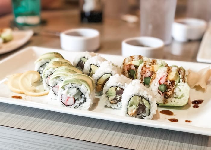 Eating sushi is one of the best things to do on the Big Island in Hawaii