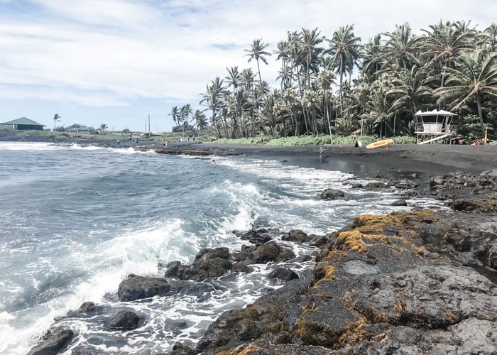 When planning the things to do on the Big Island in Hawaii be sure to visit some of the black sands beaches.