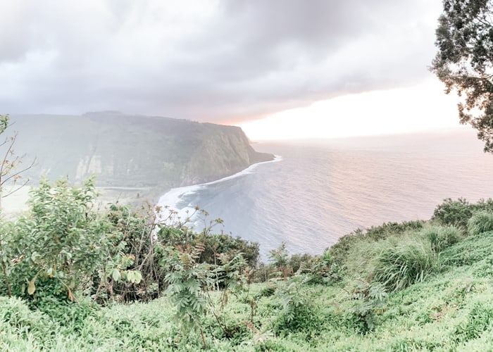View from the Waipio Valley Lookout on the Big Island of Hawaii
