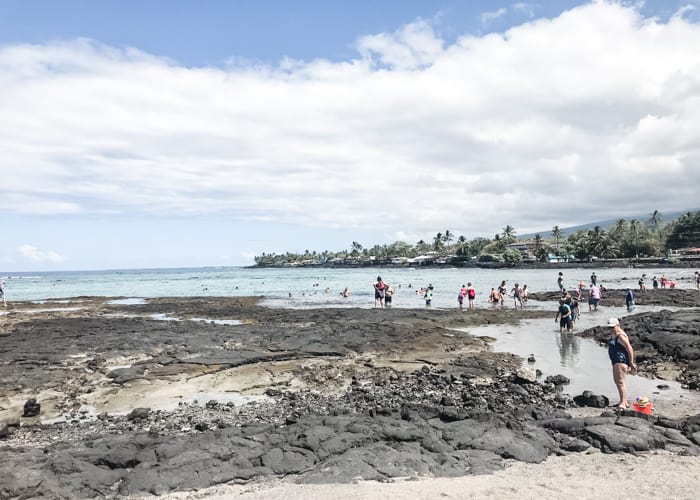 Kahaluu Beach Park is a great place to include in your Big Island itinerary