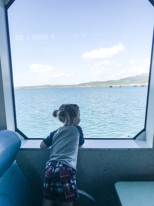 Riding the ferry is one of the fun things to do in Culebra Puerto Rico.