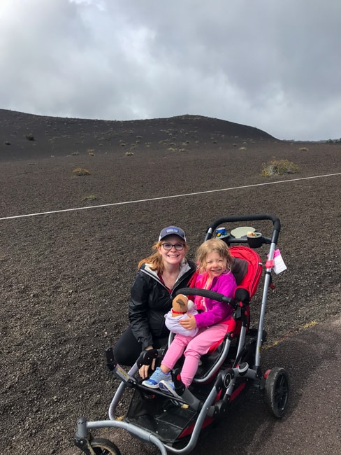 Hiking the Devastation Trail is one of the fun things to do in Volcanoes National Park with kids