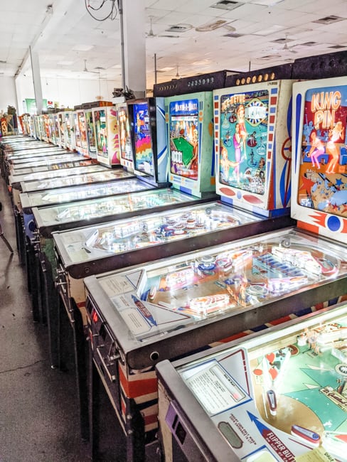 The Pinball Hall of Fame is one of the fun things to do in Las Vegas in the winter.