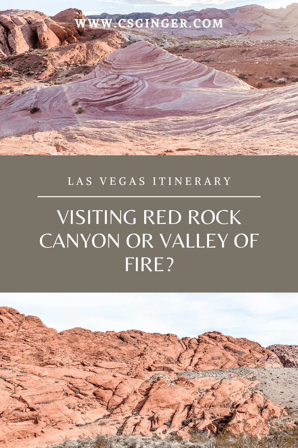 Visiting Valley of Fire or Red Rock Canyon in Las Vegas - CS Ginger Travel
