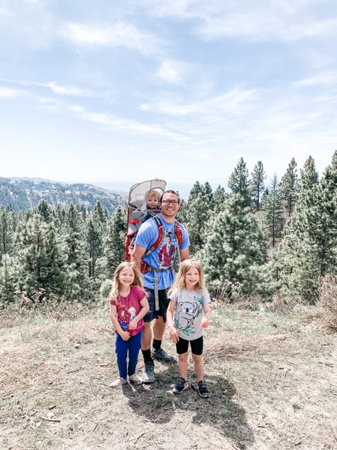 Hiking in Boise at the Ponderosa Pine Overlook