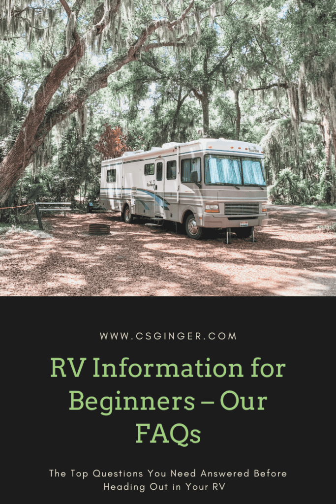 RV Information for Beginners Our FAQs CS Ginger