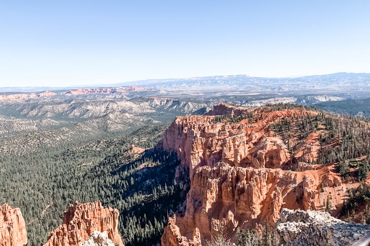 Viewpoint in Bryce in Southern Utah