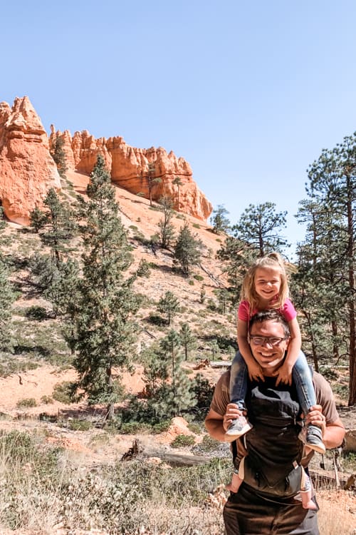 Enjoying the scenery on the nice Bryce Canyon hikes