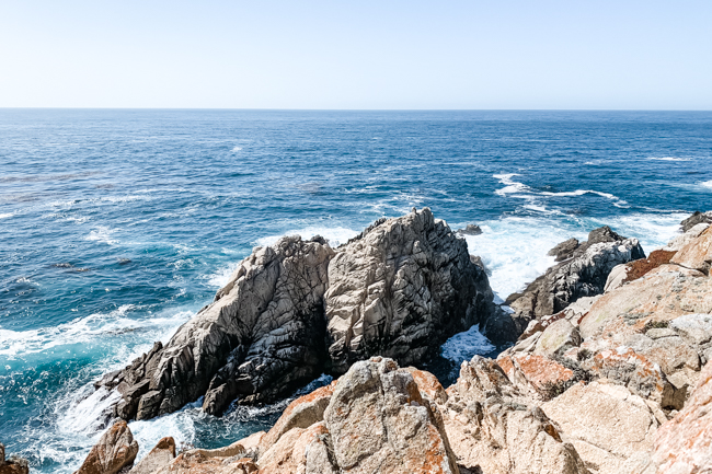 View from one of the Point Lobos hikes (Old Cypress Trail)
