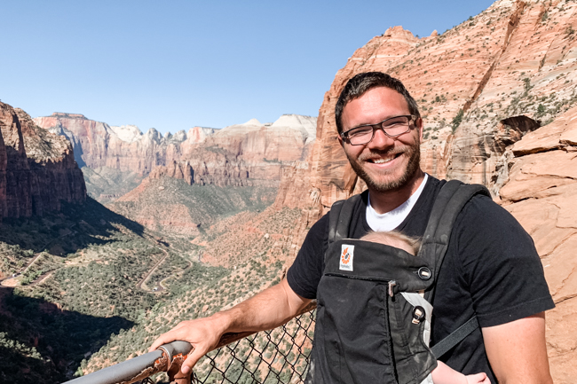 Canyon Overlook Trail in Zion National Park Utah