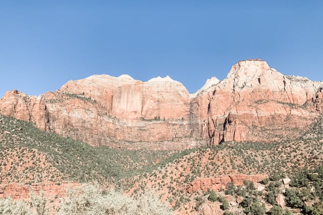 Viewpoint in Zion National Park