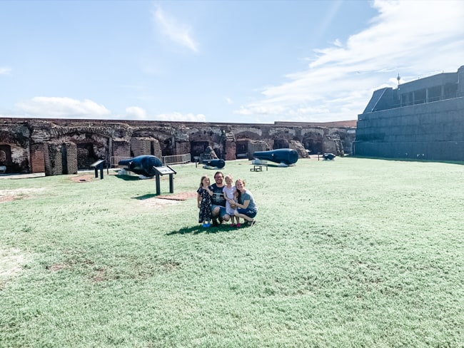 Touring Fort Sumter is a great learning opportunity for kids