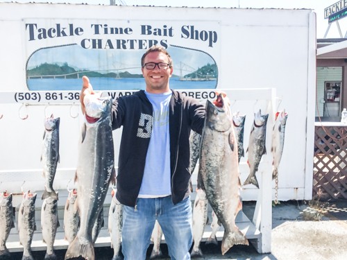 Salmon Fishing is one of the best things to do in Cannon Beach.
