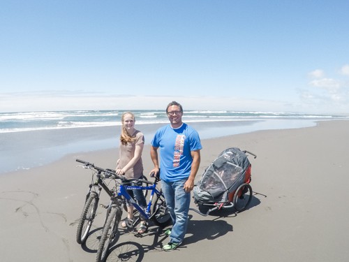 Riding bikes on the beach is one of the best things to do in Cannon Beach.