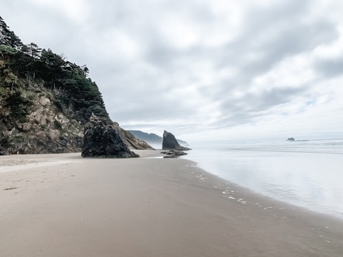 Beach in Cannon Beach, Oregon
