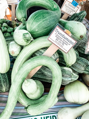 Produce from the Farmers Market.