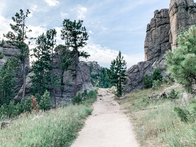 Sylvan Lake Shore Trail in Custer State Park SD