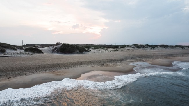 Coquina Beach is one of the best beaches in the Outer Banks if you want to avoid a crowd.