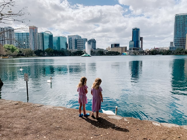 Lake Eola park in Orlando