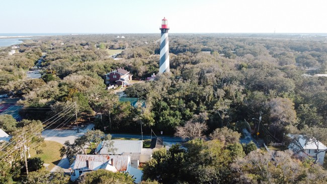 Climbing the St Augustine Lighthouse is one of the fun things to do in St Augustine with kids