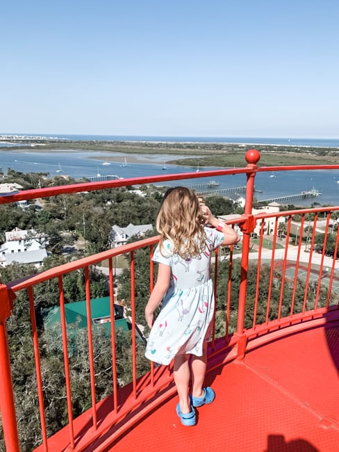 The views from the top of the St Augustine lighthouse