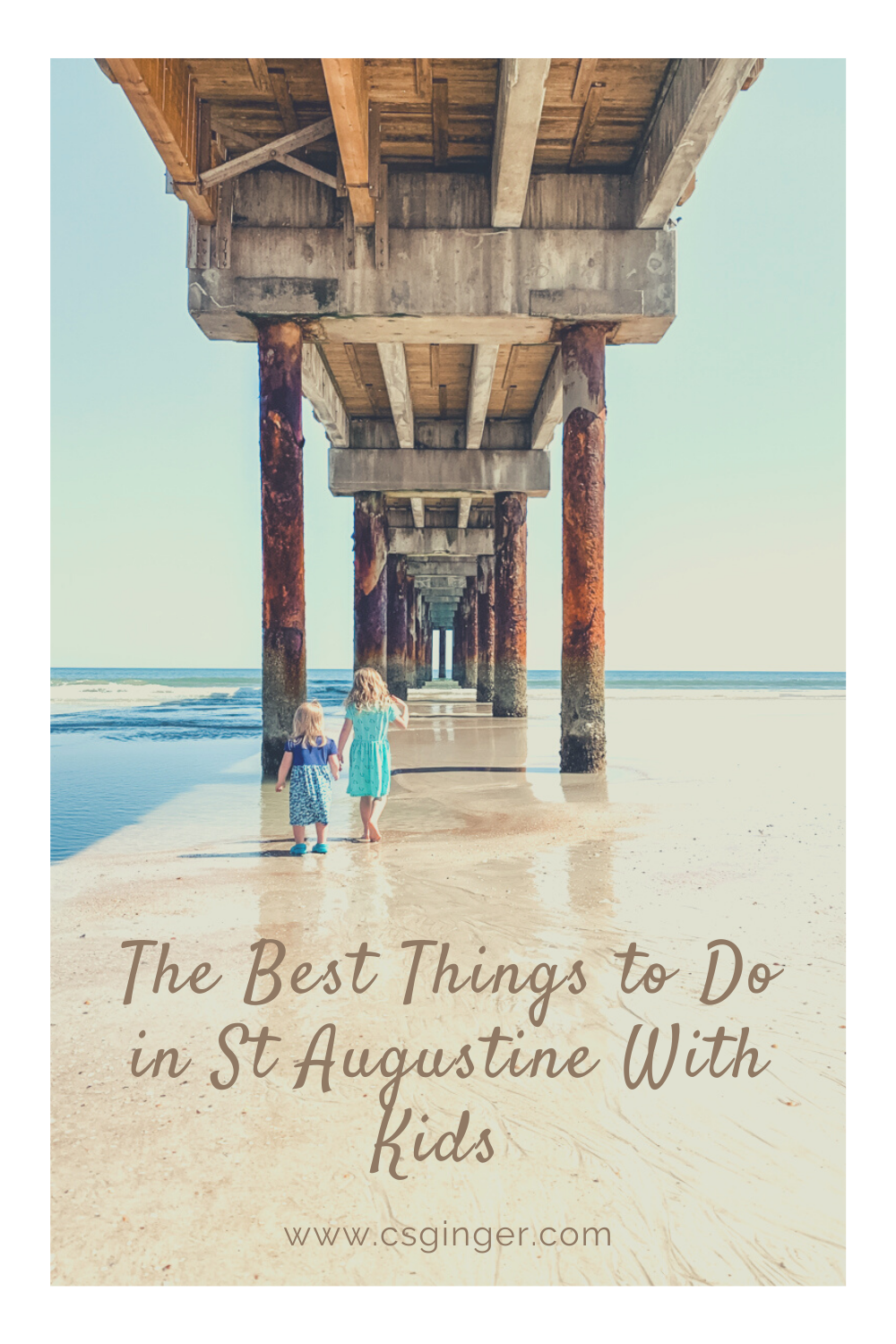 Kids on the beach in St. Augustine