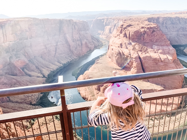 The Horseshoe Bend Overlook in AZ is really pretty