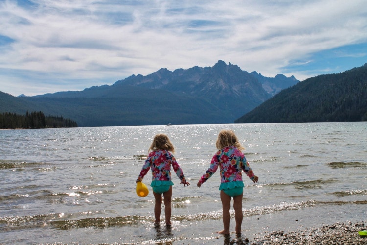 Exploring Red Fish Lake is one of the fun things to do in Stanley
