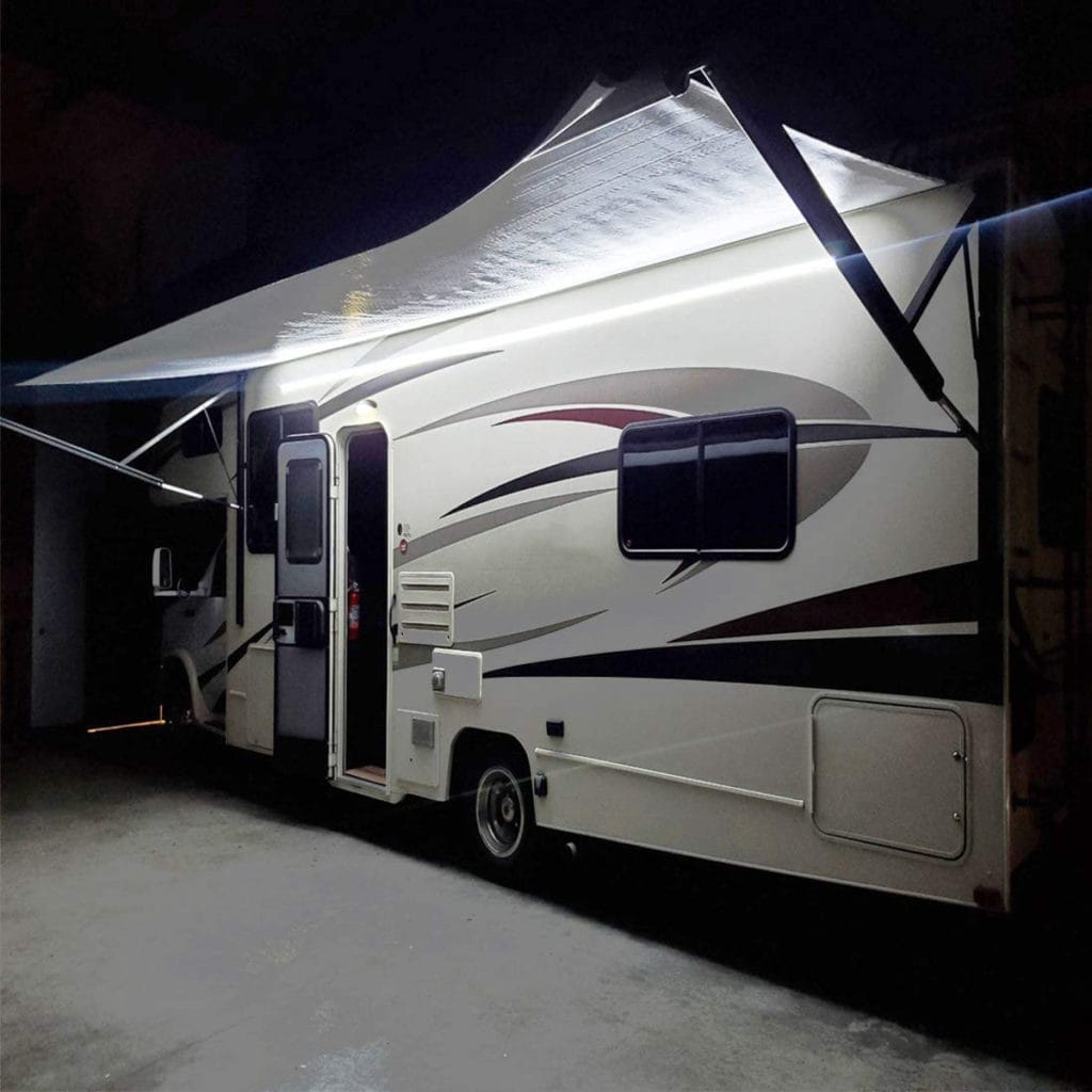 12V 5-LED RV Awning Porch Light for Caravan Trailer Exterior Camping Lamp Lights