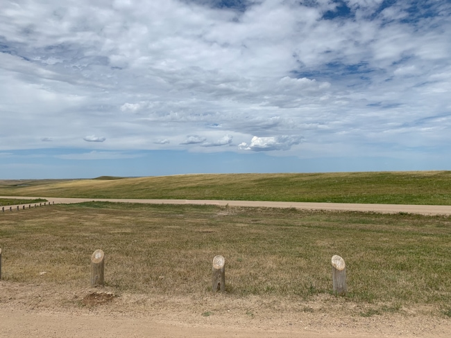 The Sage Creek Wilderness Area is a great place for Badlands hikig